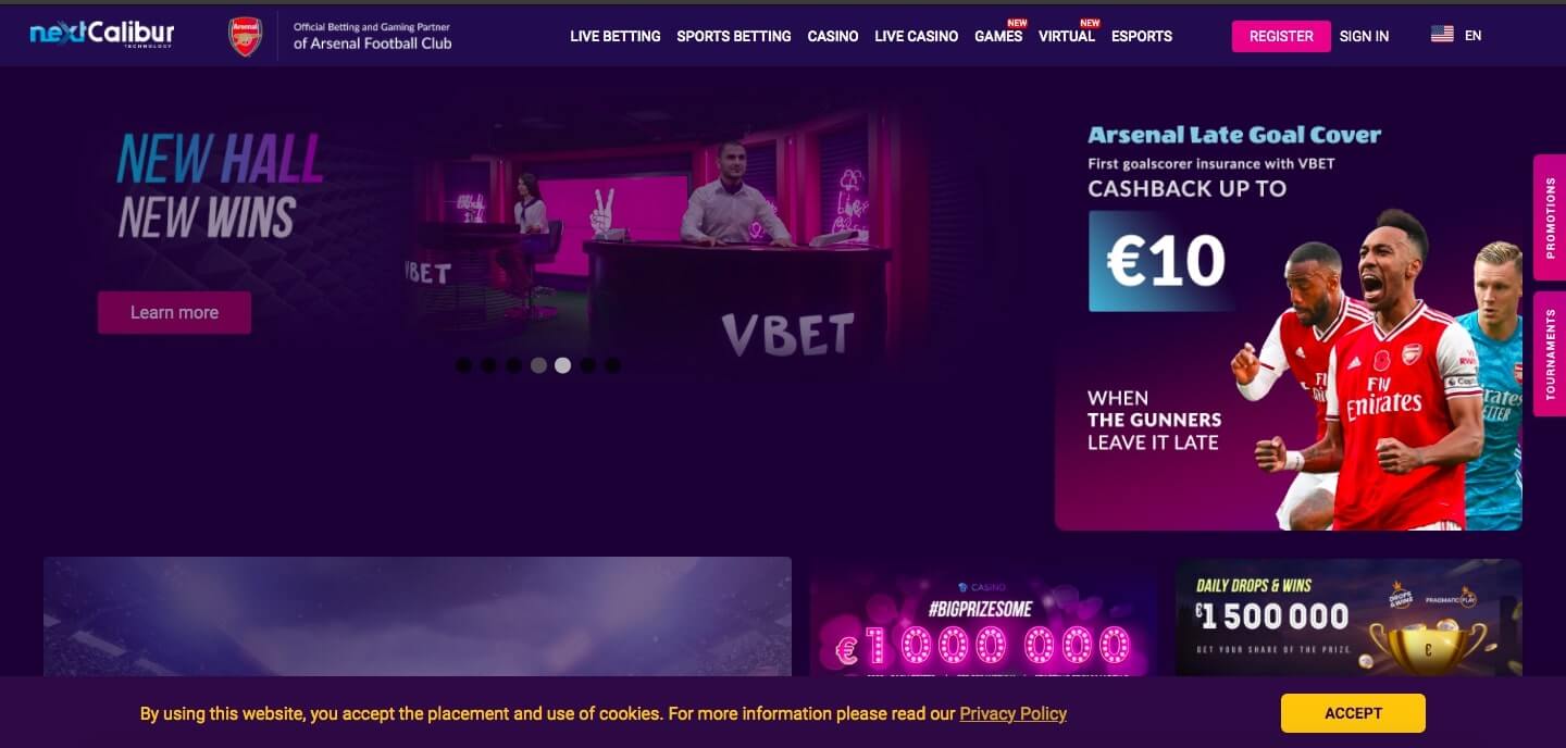 Vbet Betting app